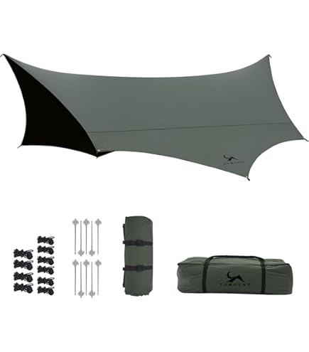Amazon | テンマクデザイン 男前タープ グレー tent-Mark DESIGNS