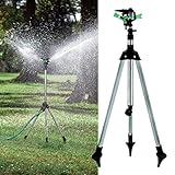 amzmonnsuta 1/2インチ 三脚 スプリンクラー　セット　万能 伸縮でき ミストスタンド 　節水　ガーデン・芝生・植物・庭園用　散水・じょうろ・灌漑