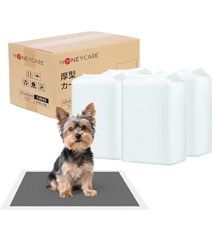 Amazon.co.jp: ペットシーツ 厚型 炭入り消臭 ワイド 1袋 （40枚入