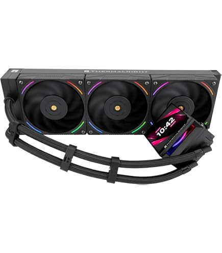 Amazon.co.jp: Thermalright ワンダービジョン 360 UB ARGB ブラック