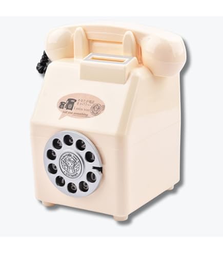 Amazon.co.jp: Ailunate 貯金箱 公衆電話 500円玉 おもしろ 昭和レトロ