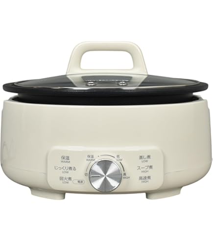 Amazon | SOLEMOOD 電気鍋 グリル鍋 ホットプレート 3.5L深鍋 焼肉