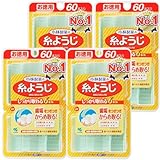 【まとめ買い】小林製薬の糸ようじ フロス&ピック デンタルフロス 60本×4個