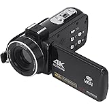 4K Ultra HDデジタルビデオカメラ、WIFI 3インチIPSカラータッチスクリーンデジタル、18xデジタルズームPCカメラ、ビデオ録画写真カムコーダー、ポータブルDV