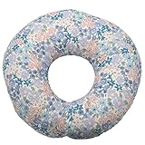 エスメラルダ＆プラチナムベイビー ドーナツ枕【日本製】赤ちゃん 頭の形が良くなる (ヴィンテージ・ブルー)