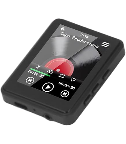 Amazon.co.jp: Bluetooth 付き MP3 プレーヤー、2.4 インチ HD