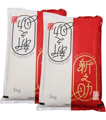 Amazon.co.jp: 新之助 お米 10kg (5kg×2) 新潟県［令和7年産］受注精米