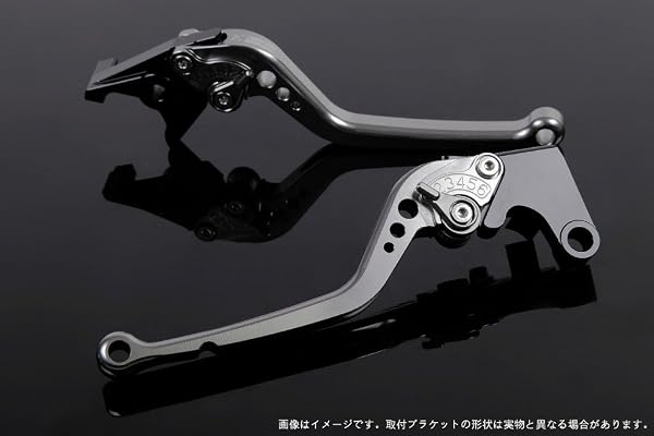 アジャストレバー ブレーキ&クラッチセット レバー色:チタン アジャスト色:チタン (CBR250R MC17/MC19 87-89)/(CBR250RR MC22 87-89)/(NSR250)/(VTR250)/(ホーネット250)/(CB400FOUR NC36)/(CB400SF NC31)/(CB400SF VTEC NC39 SPEC2/SPEC3)/(CB400SF VTEC Revo/CB400SB NC42) - 1