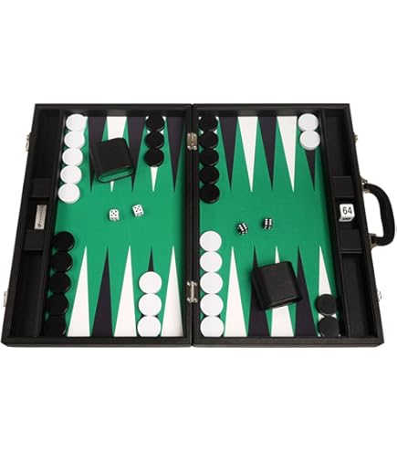 バックギャモン Amazon.co.jp: Middleton Games 15インチ デラックスバック