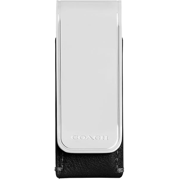 Amazon | COACH マネークリップ スポーツカーフ ブラック ワン