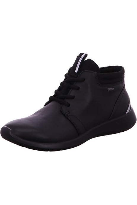 Amazon | ECCO レディース Flexure Tキャップ スニーカー, ブラック, 4 