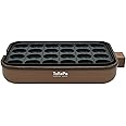 アピックス(APIX INTL) APIX たこ焼き器 【TaKoPa】 24穴 平面プレート・レシピ付き ブラウン ATM-024-BR