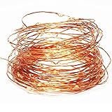 4 Pack String Lights Battery Operated, Solla LED Copper Wire String Lights, Daylight 30LEDs 9.8ft, W
