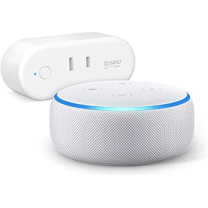 Echo Dot 第3世代 - スマートスピーカー with Alexa、サンドストーン + ゴウサンド(Gosund) WiFi スマートプラグ gs-wp6-1-jp