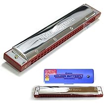 CHROMATIC HARMONICA　バタフライ ハーモニカ Vintage Yamaha Butterfly Chromatic Harmonica, No 500, Made