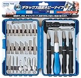 ストロングツール(Strong TooL) 精密ホビーナイフ デラックス6389v 40PCS 01807