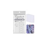 trekko シール帳ファイリングシール バインダー 穴 シール収納 M5 A6 A7 5穴 6穴 全てのバインダーに対応 1穴タイプ 1シート10片 (10片✕5シート入)
