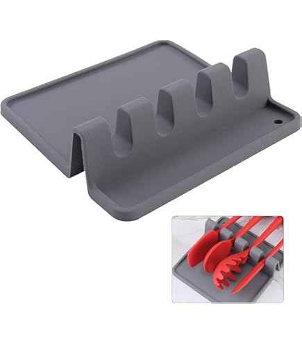 Amazon.co.jp: uxcell スプーンレスト シリコン製 ターコイズ/ピンク