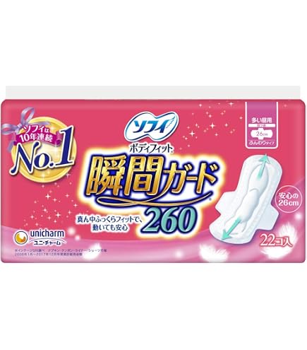 Amazon | ロリエ 超吸収ガード パワフル昼用 羽つき 24cm 22コ入