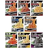 Amazon 予約でいっぱいの店 落合シェフの人気パスタソース 8種アソート ラ ベットラ流ペペロンチーノ ボロネーゼ ボンゴレ ポモドーロ アラビアータ カルボナーラ トリュフクリームソース 海老のバジルクリーム 計8個セット 予約でいっぱいの店シリーズ