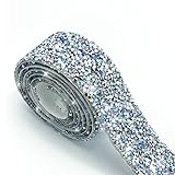 2点セット ラインストーン シール カー イプクリスタル ステッカー 手芸材料 デコレーションシール 自己粘着 DIY素材 キラキラシール 衣類飾り ダイヤモンド 車 スマホ 長約91cm