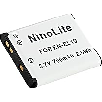 Amazon | NinoLite EN-EL19 互換 バッテリー ニコン COOLPIX S7000