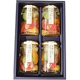ふみこ農園 ふみこ農園 お菓子 スイーツ 内祝い 洋菓子 ギフト ご贈答 和歌山県産若桃入 フルーツミックスコンポート140g×4本 (通常)