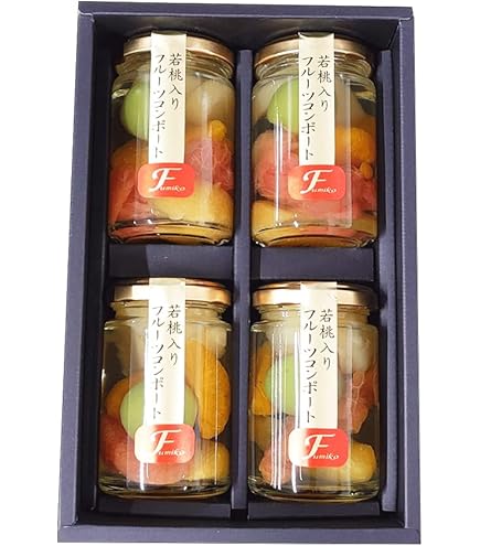 Amazon | 銀座千疋屋 銀座フルーツコンポート(5本) ギフト フルーツ