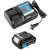 Ehomtikk 互換 BL1015 マキタ10.8vバッテリー DC10WD充電器付き マキタ バッテリー10.8V 3.0Ah BL1015 BL1030 BL1040 BL1050 BL1060 A-59863など対応 マキタ 10.8v 互換バッテリー 充電器セット