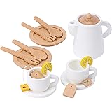 Sweet Little Chef ままごと ケーキ ティーセット 木製 スイーツ プチケーキ 知育玩具 (ティーセット　Tea)