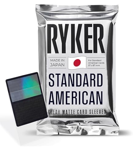 monopoly deal card sleeves Ryker | Compatible with Game, Protector Sleeve Kit | PVC and Acid Free | Clear Protectors Top loaders for Card Games | Standard American Size Color_Multicolor Wild Property cards Marill (11/18) [Southern Islands] Protection Level:Premium Brown Backed (80 sleeves per pack)