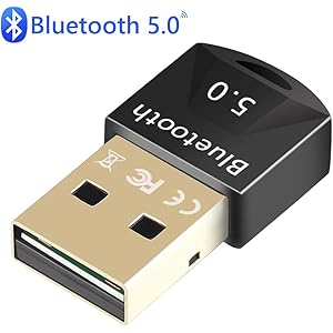 Bluetoothアダプター 5.0 送信機 受信機 低遅延 超小型 ドングル 最大通信距離20m apt-X対応 ED…
