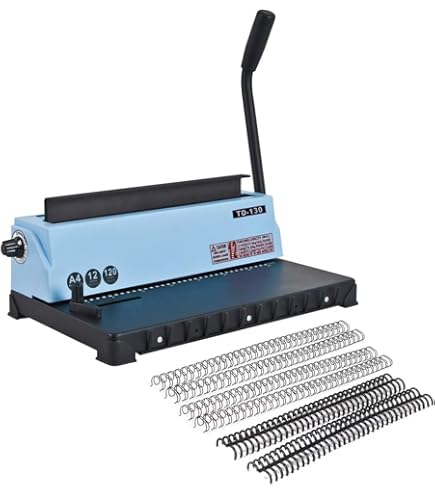 RAYSOONER TD-130 製本機 角穴 大型穴あけパンチ パンチングと製本が一体化