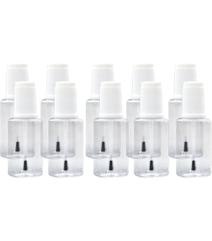 Amazon | タッチアップボトル 20ml 100個入り 透明 筆付き塗料小分け