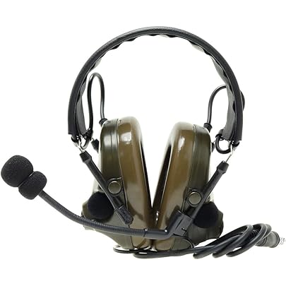 Amazon.co.jp: [ZTAC] Comta-III タクティカルヘッドセット 集音 防音