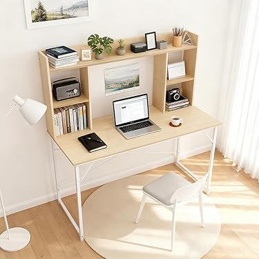 ハンドメイド　パソコンラック (チーク＆ホワイト) ハンドメイド パソコンラック (チーク＆ホワイト)