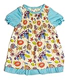 オリガニー トロピカル フルーツ スモック トロピックトップ ブルー 4歳 (並行輸入)