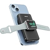 iWALK MAG-Xモバイルバッテリー マグネット式ワイヤレス充電 Apple Watch充電器10000mAh PD急速充電 Apple Watchとiphone同時充電 アップルウォッチ充電器 コンパクト PSE技術基準適合 iPhone 15