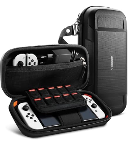 Amazon.co.jp: Spigen Switch Oled カバー ドック対応 スタンド保護