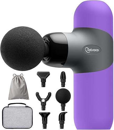 Amazon.co.jp: cotsoco 筋膜リリースガン8mm振幅 4段階強力振動 6つの