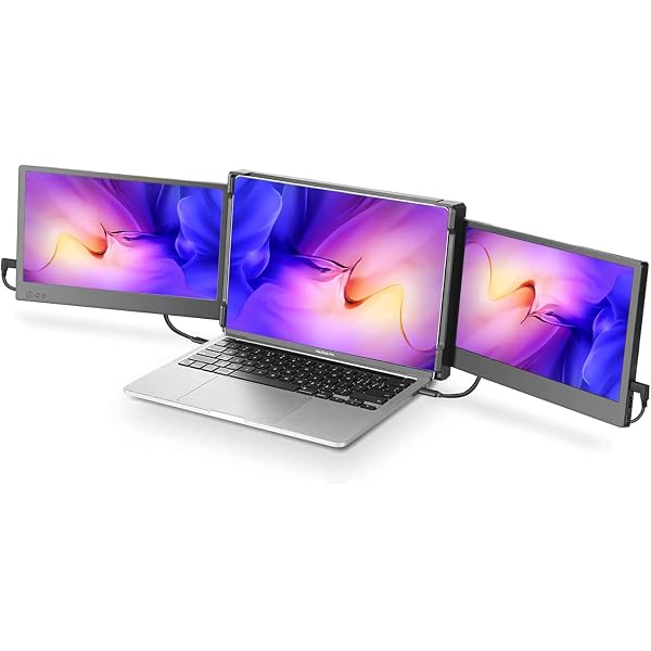 Amazon.co.jp: WESTHOD トリプルポータブルモニター ノートパソコン 
