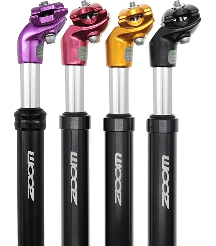 Amazon | ZOOMBycleサスペンションシートポスト、eバイク用、長さ350mm