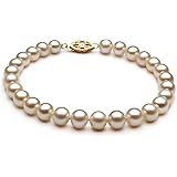 White 6-7mm AA Quality Freshwater Cultured Pearl Bracelet for Women
