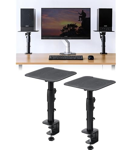 Amazon | K&M (ケーアンドエム) デスクトップ型モニタースピーカー用 