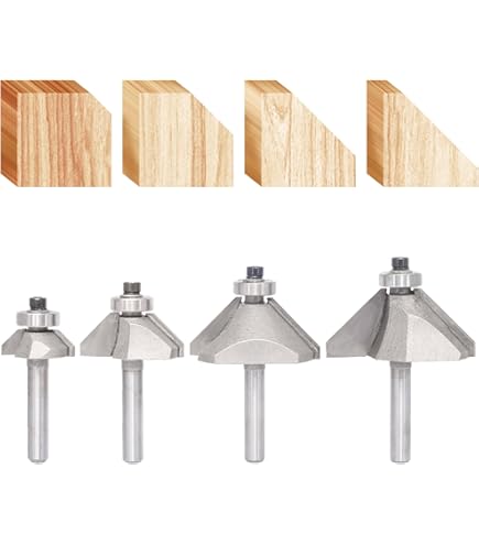 Amazon.co.jp: Yonico 13906q 45度 面取り & 斜縁 ルーター