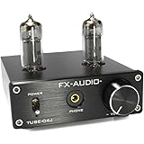 FX-AUDIO- TUBE-04J[ブラック] 真空管ハイブリッドプリメインアンプ 真空管+デジタルアンプIC