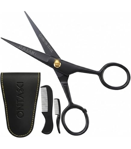 Amazon | Ontaki ヘアカット&シンニング 日本製スチール鋏キット - 7
