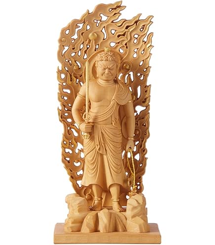 RIYAK リヤク ベーシック 彩色不動明王 LY-BFDSK 木製 仏像 楽天市場】RIYAK ベーシック BASIC コンパクト 小さめ 彩色 不動