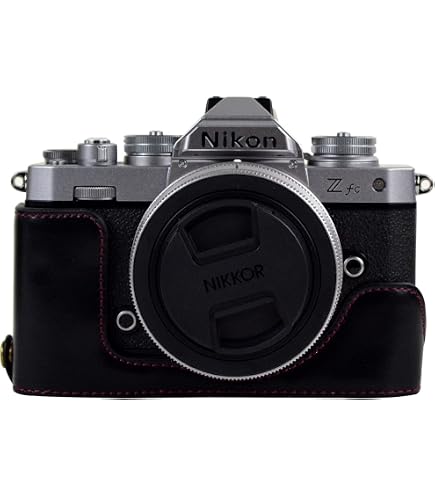 Amazon | SIUTATDSH カメラケース 銀付牛革 適用 Nikon ニコン ZFC z