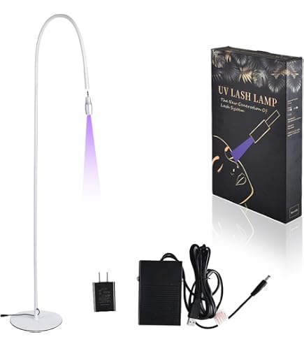 Amazon.co.jp: LEDライト マツエク専用フットスイッチ付き 3.5W UV